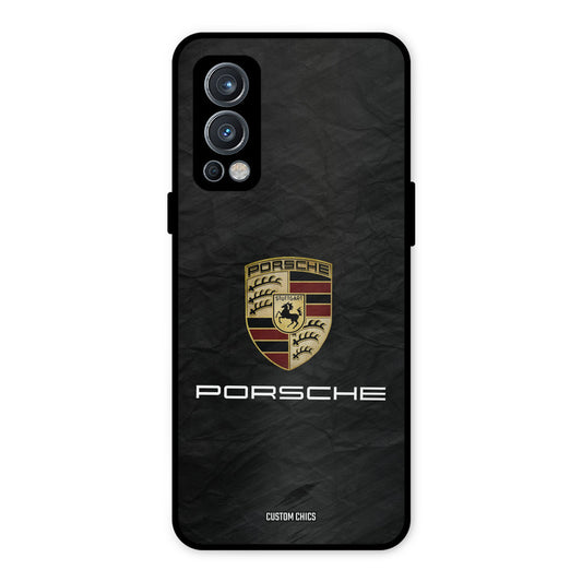Grey Porsche OnePlus Nord 2 5G Mobile Back Cover - Car&Bike PrintShield Case