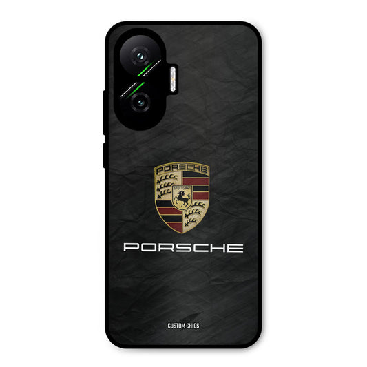 Grey Porsche Poco F7 5G Mobile Back Cover - Car&Bike PrintShield Case