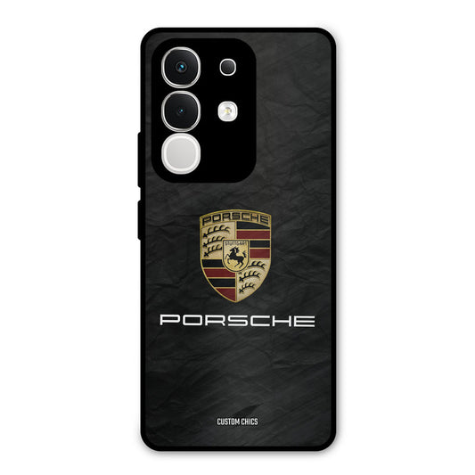 Grey Porsche Vivo T4x Mobile Back Cover - Car&Bike PrintShield Case