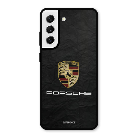Grey Porsche Samsung Galaxy S21 FE 5G Mobile Back Cover - Car&Bike PrintShield Case