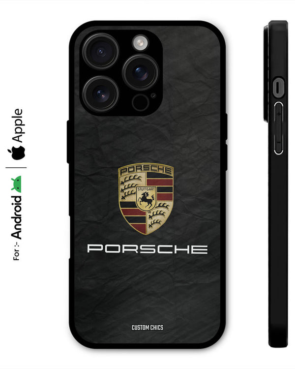 Grey Porsche Case – Premium PrintShield Mobile Cover