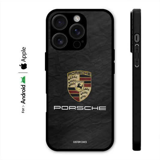 Grey Porsche Case – Premium PrintShield Mobile Cover