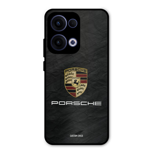 Grey Porsche Oppo Reno 13 5G Mobile Back Cover - Car&Bike PrintShield Case