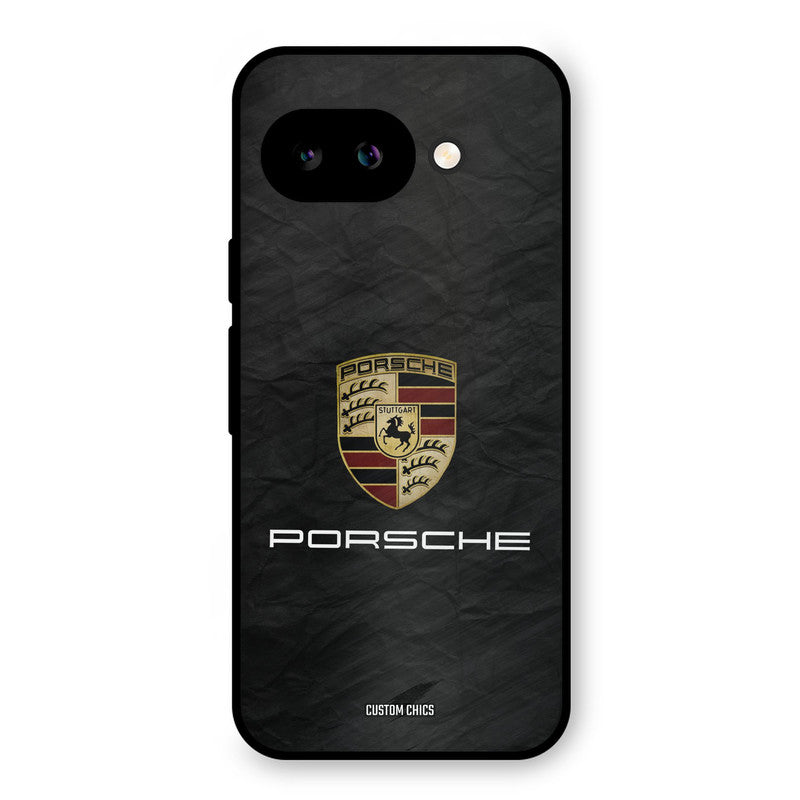 Grey Porsche Google Pixel 9A Mobile Back Cover - Car&Bike PrintShield Case