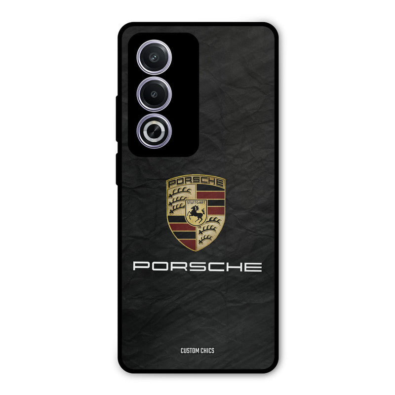 Grey Porsche Oppo A3 Pro Mobile Back Cover - Car&Bike PrintShield Case