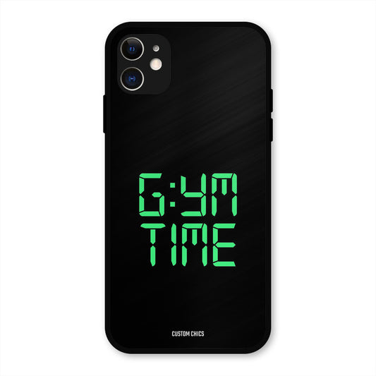 Gym Time iPhone 11 Mobile Back Cover - Typography PrintShield Case