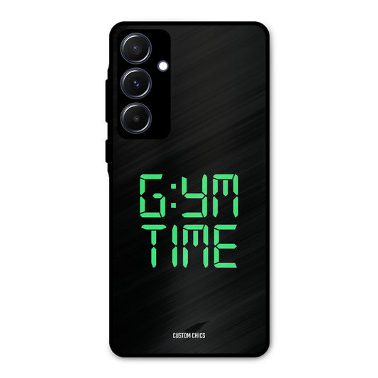 Gym Time Samsung Galaxy A55 5G Mobile Back Cover - Typography PrintShield Case