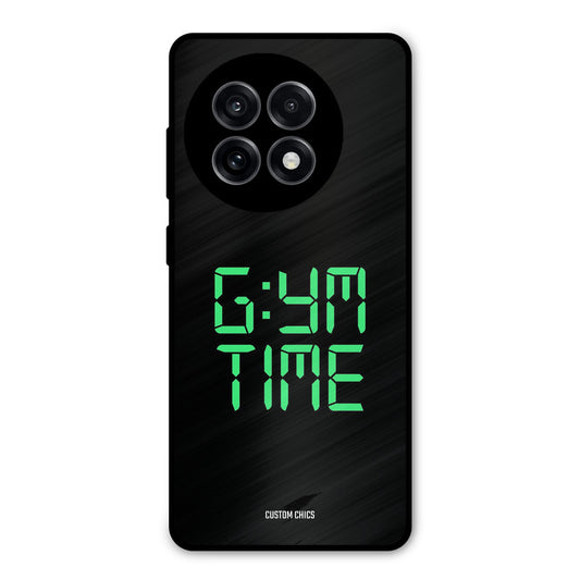 Gym Time OnePlus 13R Mobile Back Cover - Typography PrintShield Case