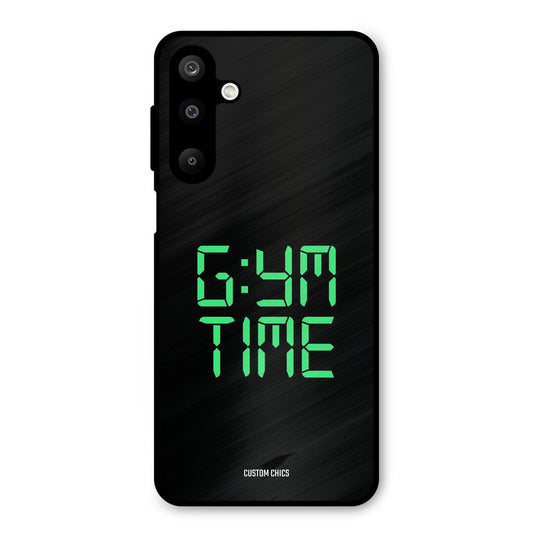 Gym Time Samsung Galaxy M16 Mobile Back Cover - Typography PrintShield Case
