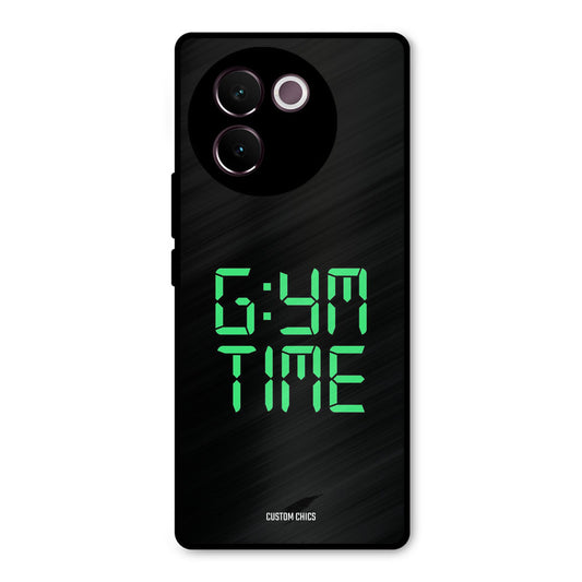 Gym Time Vivo V30e Mobile Back Cover - Typography PrintShield Case