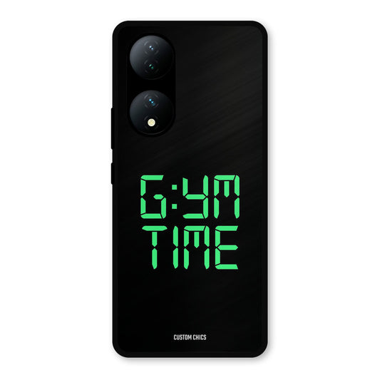 Gym Time Vivo Y100A Mobile Back Cover - Typography PrintShield Case
