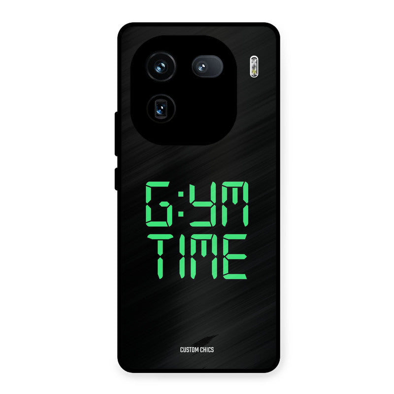 Gym Time iQOO 12 Mobile Back Cover - Typography PrintShield Case