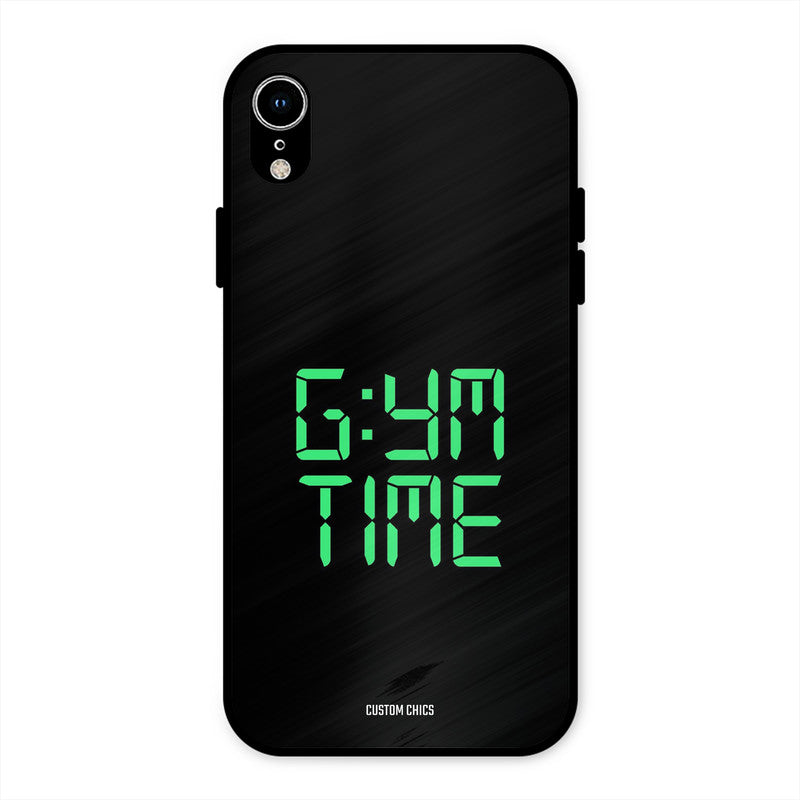 Gym Time iPhone XR Mobile Back Cover - Typography PrintShield Case