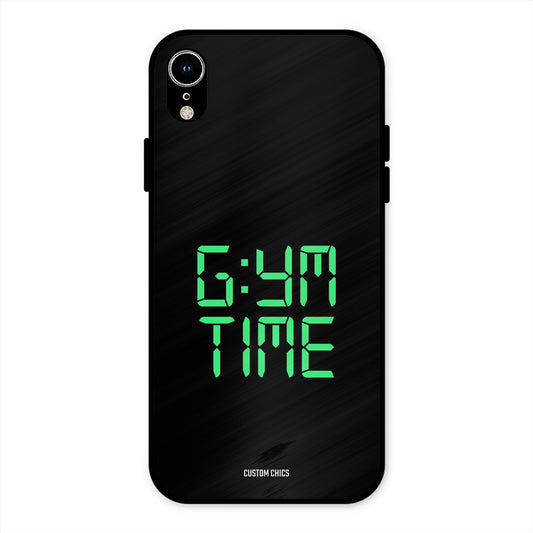Gym Time iPhone XR Mobile Back Cover - Typography PrintShield Case
