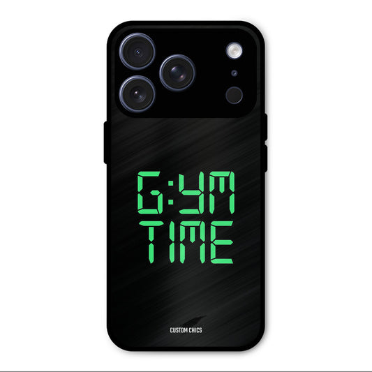 Gym Time iPhone 17 Pro Max Mobile Back Cover - Typography PrintShield Case