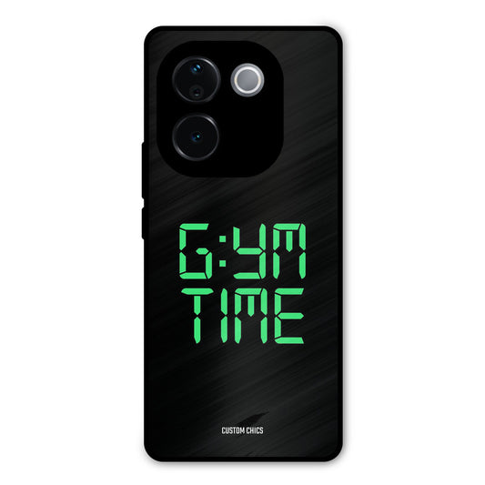 Gym Time iQOO Z9s Pro Mobile Back Cover - Typography PrintShield Case