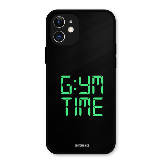 Gym Time iPhone 12 Mobile Back Cover - Typography PrintShield Case