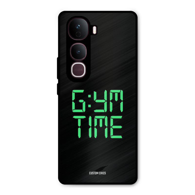 Gym Time Vivo Y400 Pro Mobile Back Cover - Typography PrintShield Case