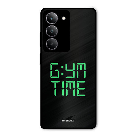 Gym Time Realme 14x Mobile Back Cover - Typography PrintShield Case