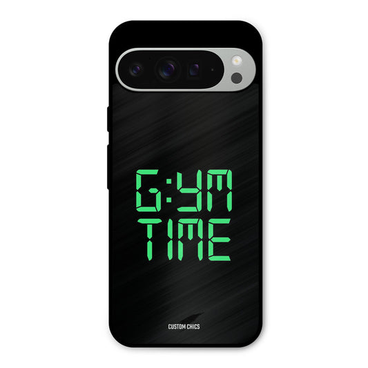 Gym Time Google Pixel 9 Pro XL Mobile Back Cover - Typography PrintShield Case