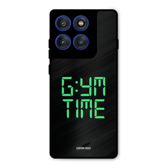 Gym Time Motorola Edge 60 Pro Mobile Back Cover - Typography PrintShield Case