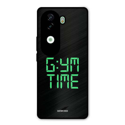 Gym Time iQOO Z9s Mobile Back Cover - Typography PrintShield Case