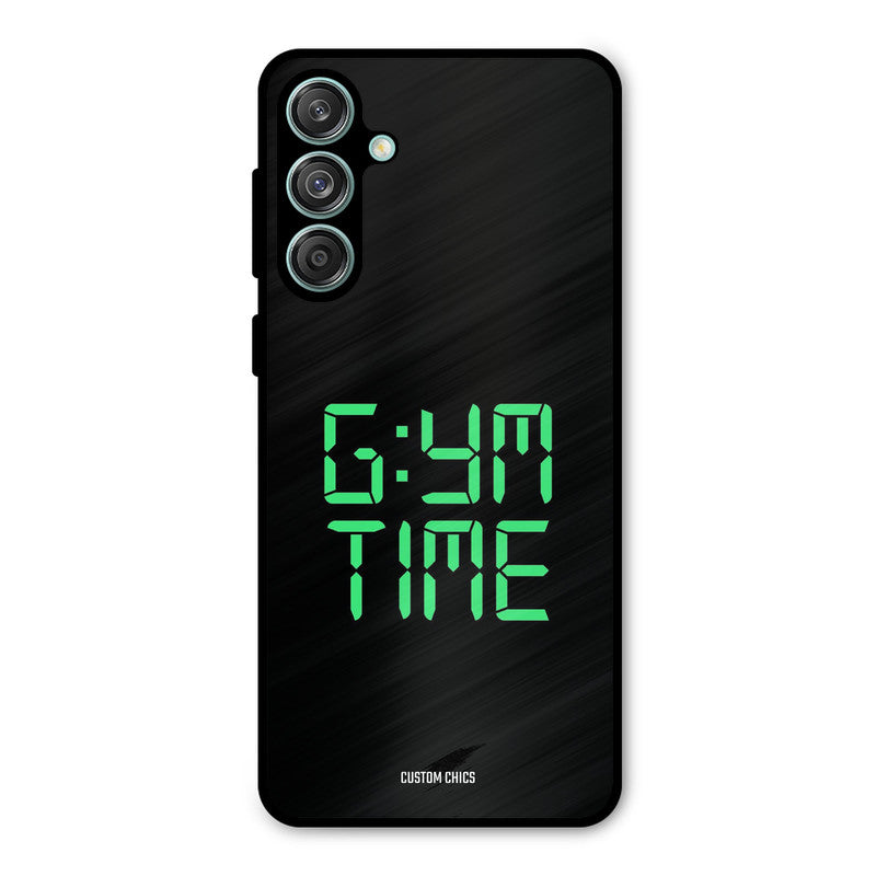 Gym Time Samsung Galaxy M55 5G Mobile Back Cover - Typography PrintShield Case