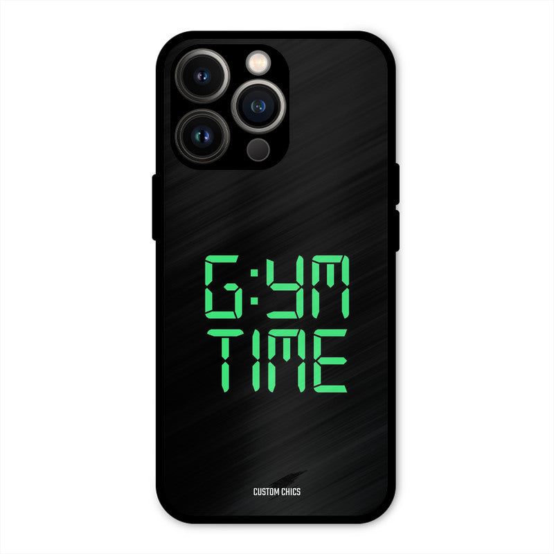 Gym Time iPhone 13 Pro Mobile Back Cover - Typography PrintShield Case