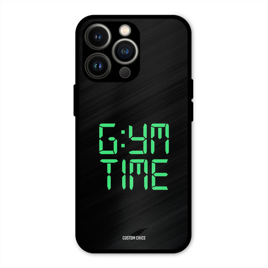 Gym Time iPhone 13 Pro Mobile Back Cover - Typography PrintShield Case