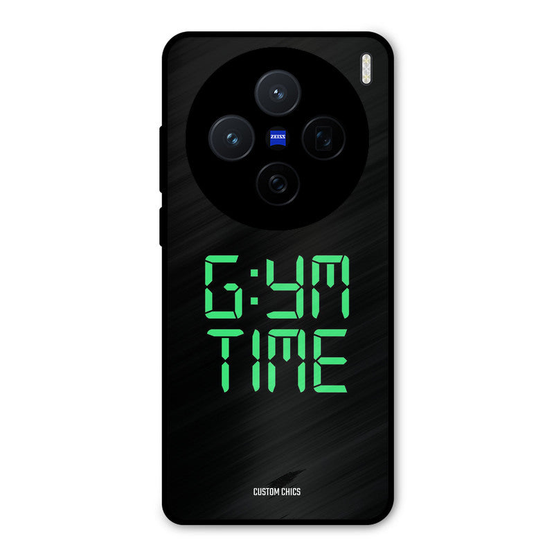 Gym Time Vivo X200 Mobile Back Cover - Typography PrintShield Case