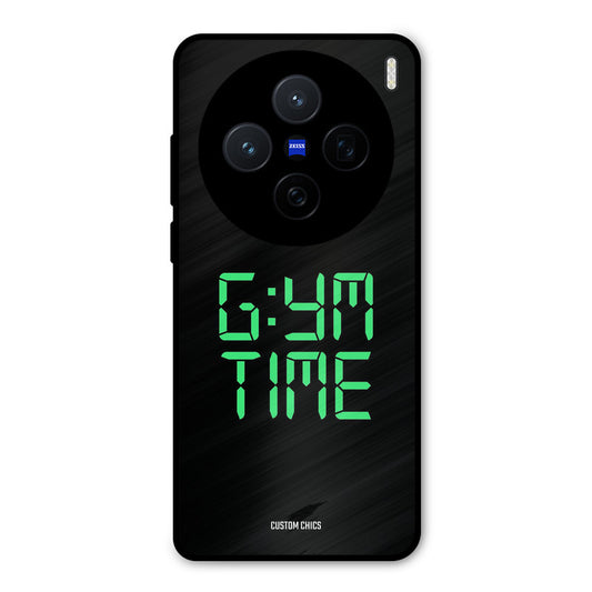 Gym Time Vivo X200 Mobile Back Cover - Typography PrintShield Case