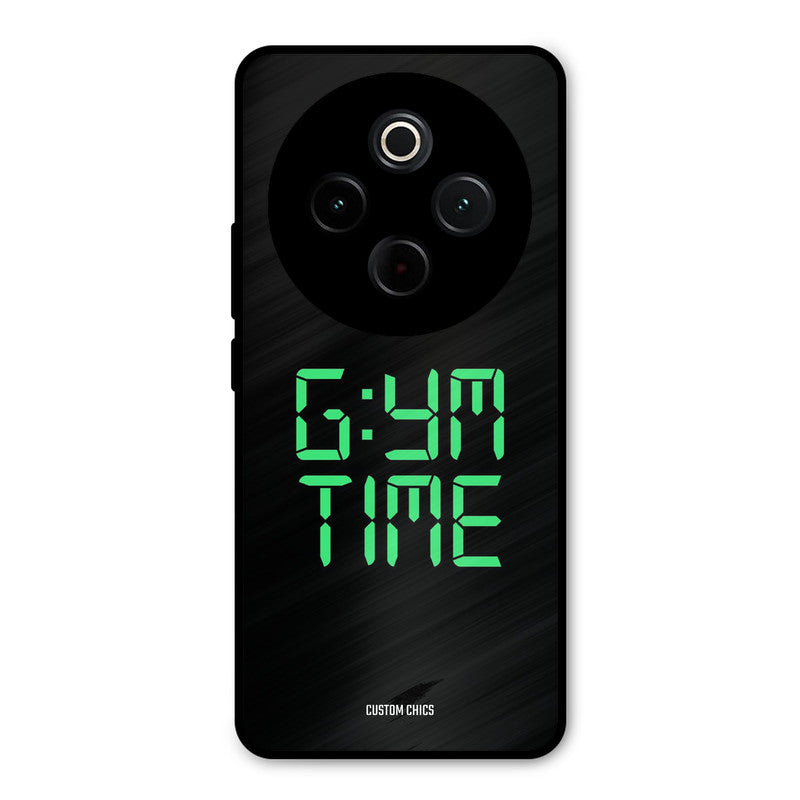Gym Time iQoo Z10 Mobile Back Cover - Typography PrintShield Case