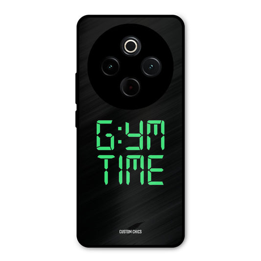 Gym Time iQoo Z10 Mobile Back Cover - Typography PrintShield Case