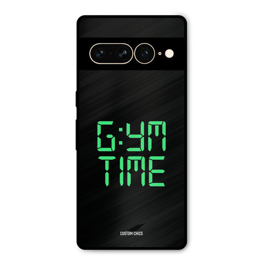 Gym Time Google Pixel 7 Pro Mobile Back Cover - Typography PrintShield Case