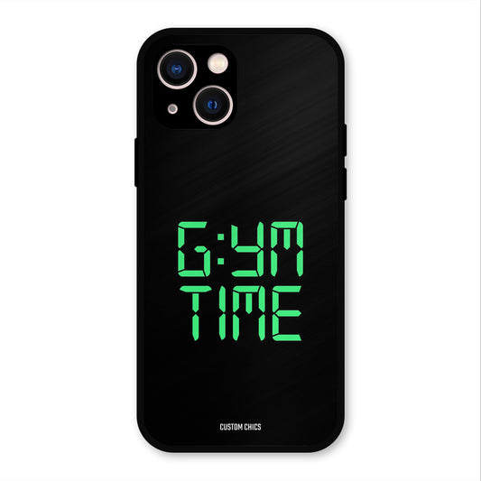 Gym Time iPhone 13 Mobile Back Cover - Typography PrintShield Case
