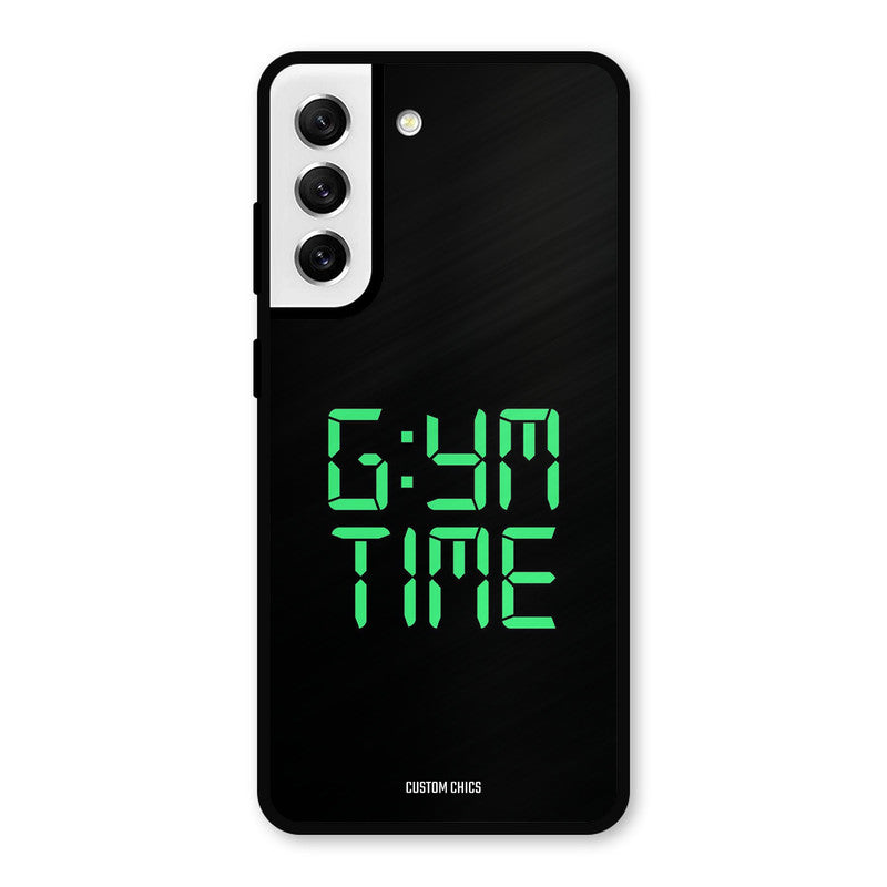 Gym Time Samsung Galaxy S21 FE 5G (2023) Mobile Back Cover - Typography PrintShield Case