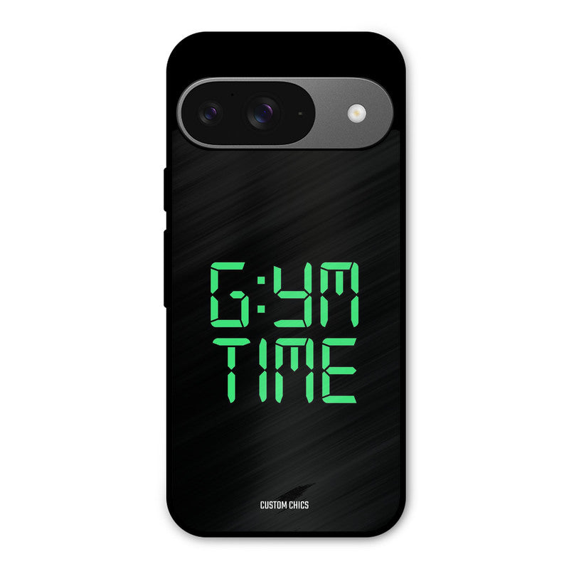 Gym Time Google Pixel 9 Mobile Back Cover - Typography PrintShield Case