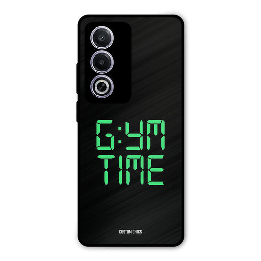 Gym Time Oppo K12x Mobile Back Cover - Typography PrintShield Case