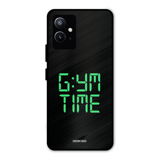 Gym Time Vivo Y75 5G Mobile Back Cover - Typography PrintShield Case