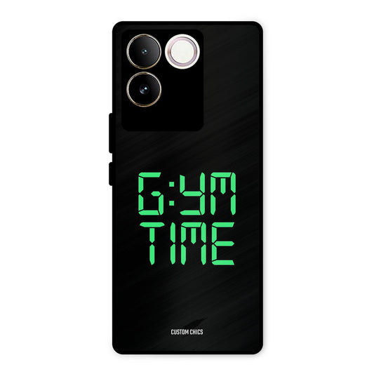 Gym Time Vivo T2 Pro Mobile Back Cover - Typography PrintShield Case