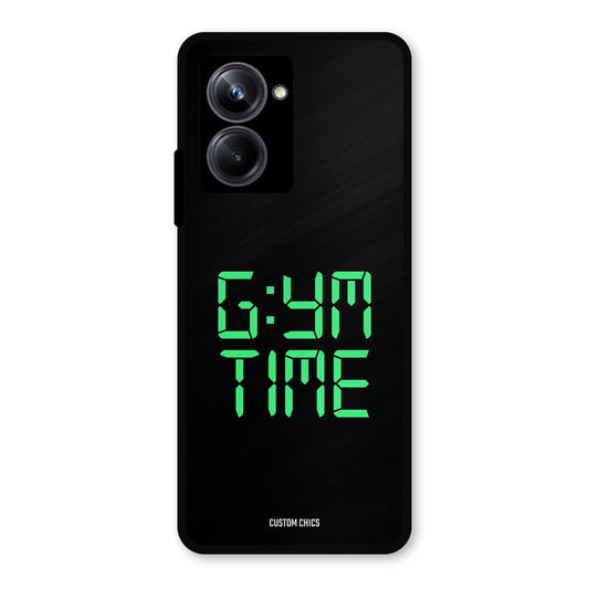 Gym Time Realme 10 Pro Mobile Back Cover - Typography PrintShield Case