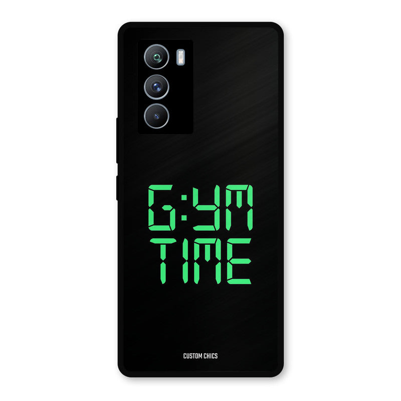 Gym Time iQOO 9SE Mobile Back Cover - Typography PrintShield Case