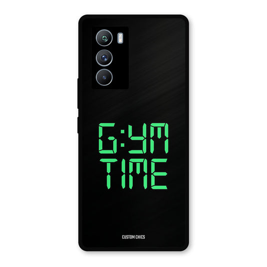 Gym Time iQOO 9SE Mobile Back Cover - Typography PrintShield Case