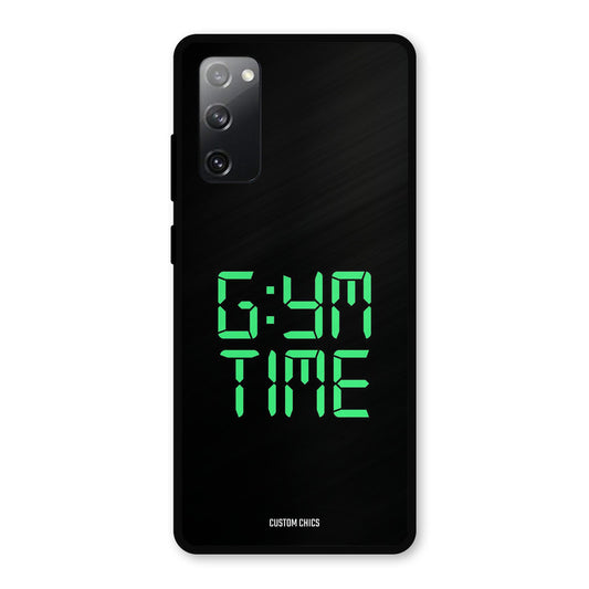 Gym Time Samsung Galaxy S20 FE 5G Mobile Back Cover - Typography PrintShield Case