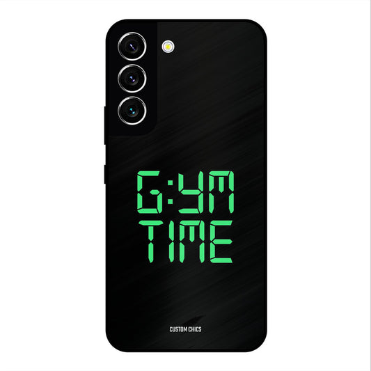 Gym Time Samsung Galaxy S22 Mobile Back Cover - Typography PrintShield Case