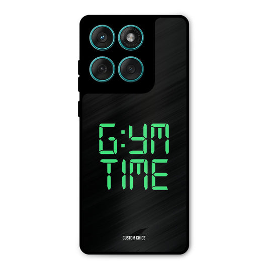 Gym Time Motorola Edge 60 Fusion Mobile Back Cover - Typography PrintShield Case