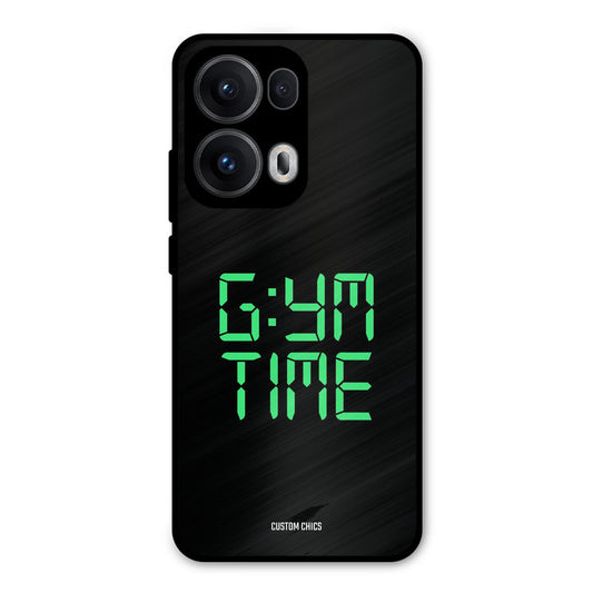 Gym Time Oppo Reno 13 Pro 5G Mobile Back Cover - Typography PrintShield Case