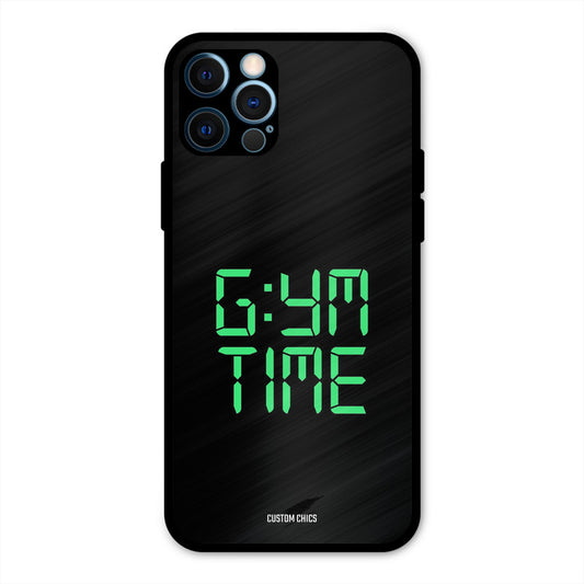 Gym Time iPhone 12 Pro Mobile Back Cover - Typography PrintShield Case