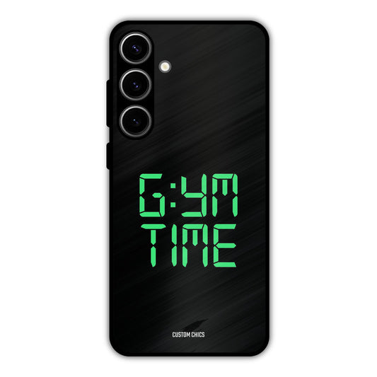 Gym Time Samsung Galaxy S24 Plus Mobile Back Cover - Typography PrintShield Case