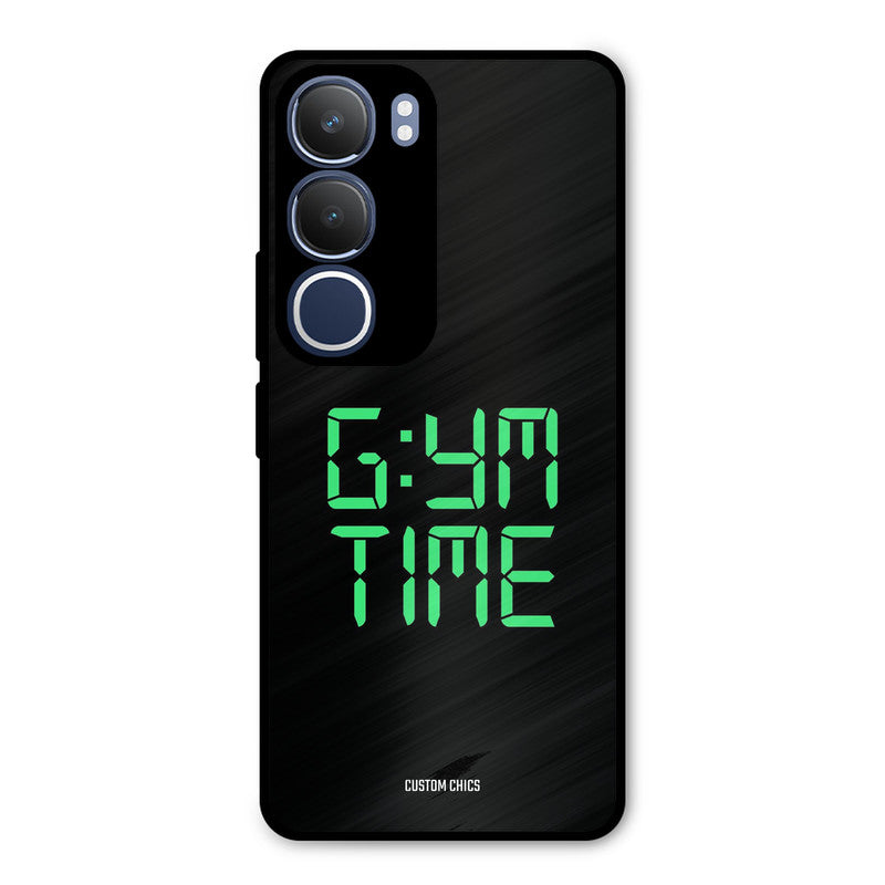 Gym Time Vivo Y29 Mobile Back Cover - Typography PrintShield Case